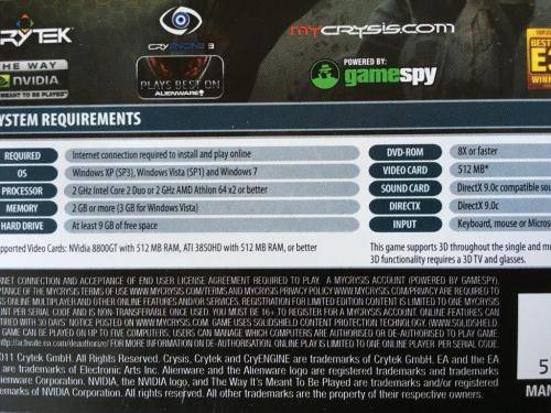 PC - Crysis 2 - Limited Edition