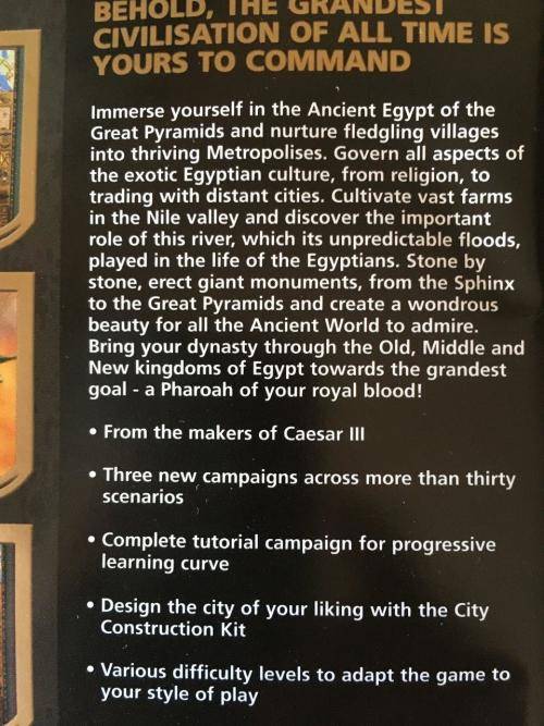 PC - Pharaoh Build A Kingdom, Rule The Nile, Live Forever