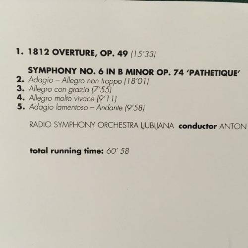 CD - The Classical Collection - CD26 - Tchaikovsky - Romantic Legends