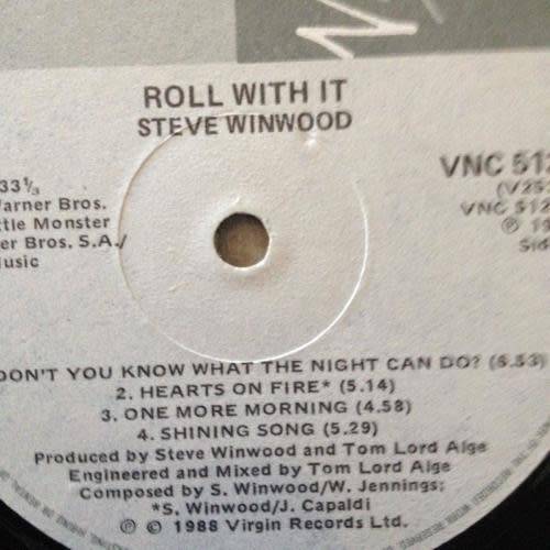 LP - Steve Winwood - Roll Wit It