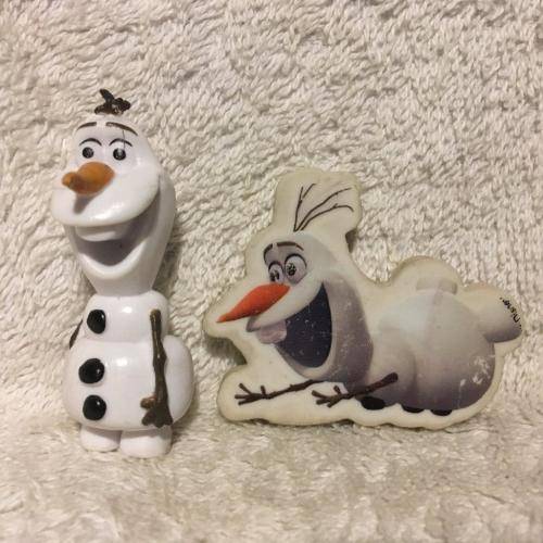 Disney Olaf Frozen Figure + Olaf Eraser