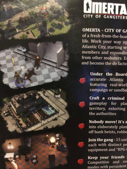 Xbox 360 - Omerta City of Gangsters