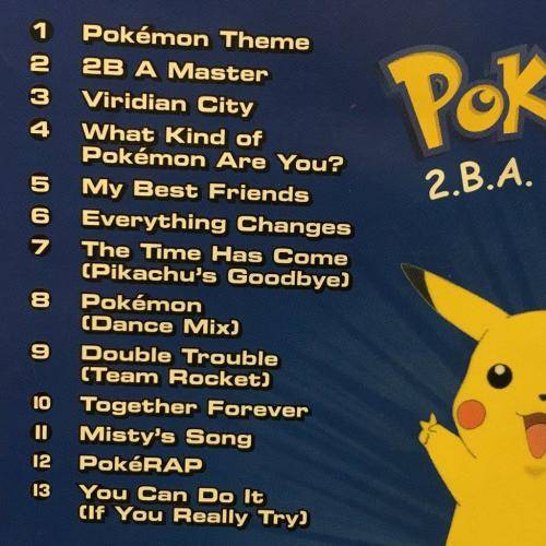 CD - Pokemon - 2.B.A Master - Music From The Hit TV Series