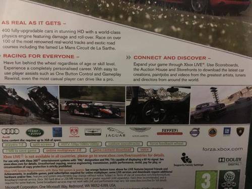 Xbox 360 - Forza Motorsport 3 -