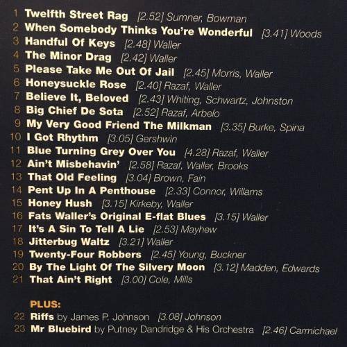 CD - Fats Waller - I Got Rhythm - Jazz Greats
