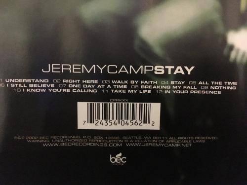 CD - Jeremy Camp - Stay