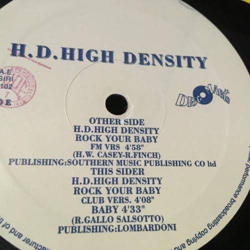 12` Maxi - H.D. Density - Rock Your Baby (12`)