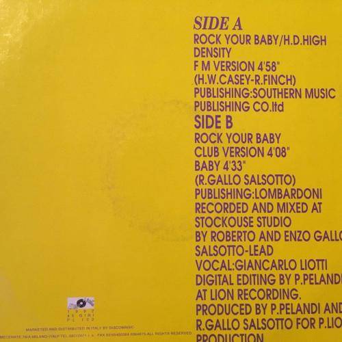 12` Maxi - H.D. Density - Rock Your Baby (12`)