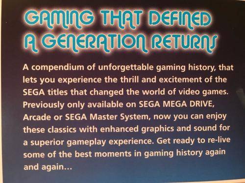 PS2 - SEGA Classics Collection