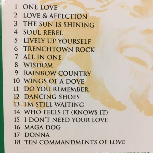 CD - Bob Marley - One Love (Card Cover)