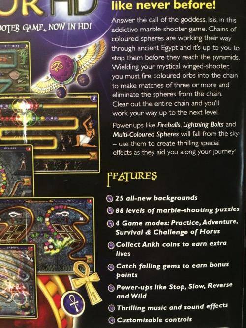 PC - Luxor HD ` The No.1 marble shooter game, now in HD!`