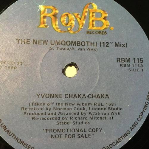 L.P. - Yvonne Chaka Chaka - The New Umqombothi 12" Promo Copy
