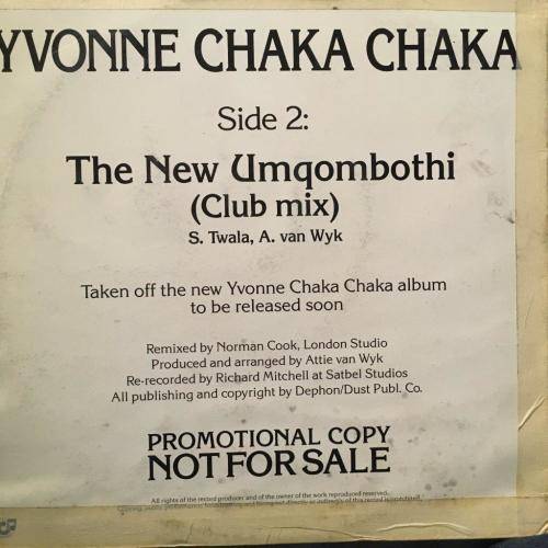 L.P. - Yvonne Chaka Chaka - The New Umqombothi 12" Promo Copy