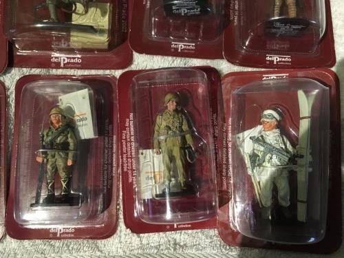 43 x Del Prado Men At War Lead Soldier Collection (+-7cm tall) (new never opened)