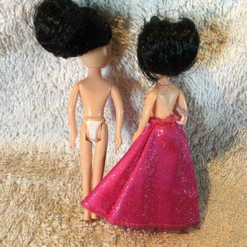 Job Lot of 2 Polly Pocket Dolls - made by Simba