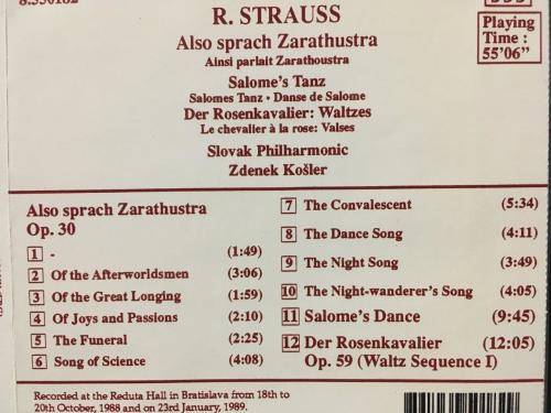 CD - R.Strauss : Also sprach Zarathustra