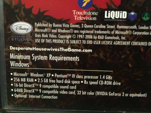 PC - Desperate Housewives The Game