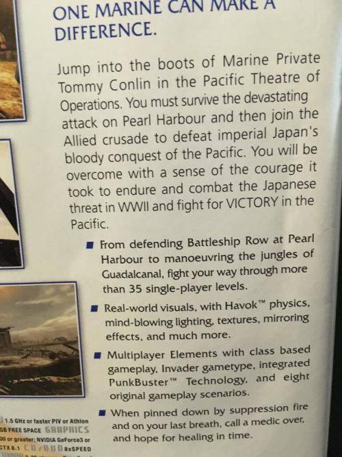 PC - Medal of Honor Pacific Assault