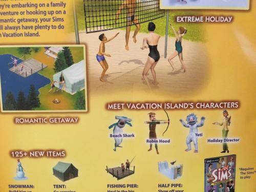 PC - The Sims - On Holiday Expansion Pack