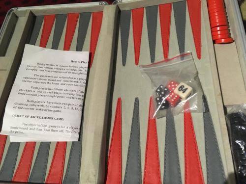 Backgammon In Aluminium Case