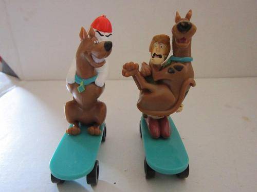 Scooby Doo and friends 2 figures Rubber +-10cm