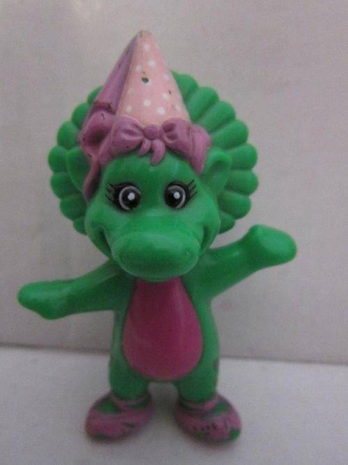 Barney Baby Bop made by Mattel 2001 static hard plastic +-7cm