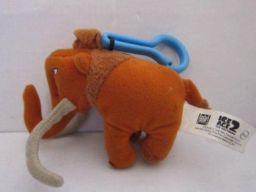 Manny from Ice Age 2 soft clip toy 13cm