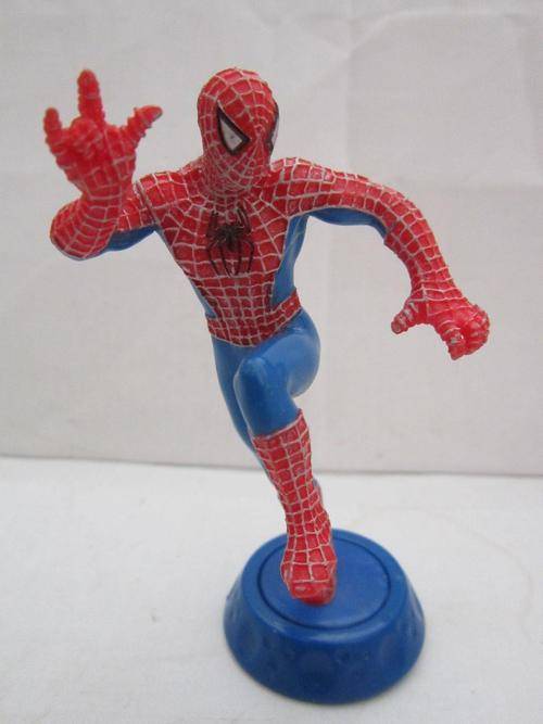 Spiderman Hard Rubber static on a plinth +-11cm (running stance)