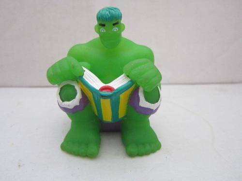 Hulk Hard soft Rubber - Marvel 2002 +-5.5cm