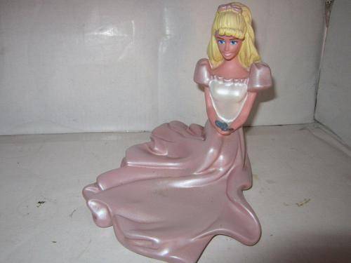 Rubber Barbie princess static  Mattel 1995 +-12cm tall