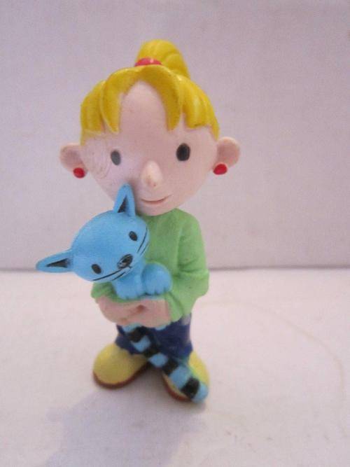Girl With a blue cat - Chapman - Hard Rubber +-7cm
