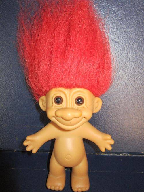 Russ Troll ginger hair +-12.5cm