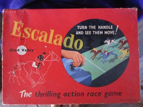 Vintage Escalado horse racing game - Chad Valley - Made in England