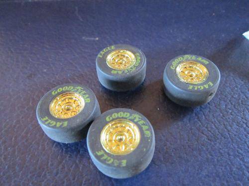 Scalextric Rims and Tyres-  1:32 Scale (NOS)