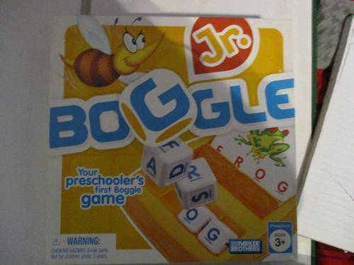 Boggle Jr - Parker Brothers - Your Preschooler's First Boggle game