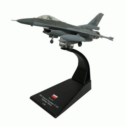 Poland - 2006 General Dynamics F-16C Fighting Falcon 1:100 Scale - Amercom collection