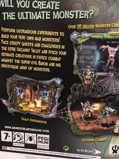 PS2 - Monster Lab
