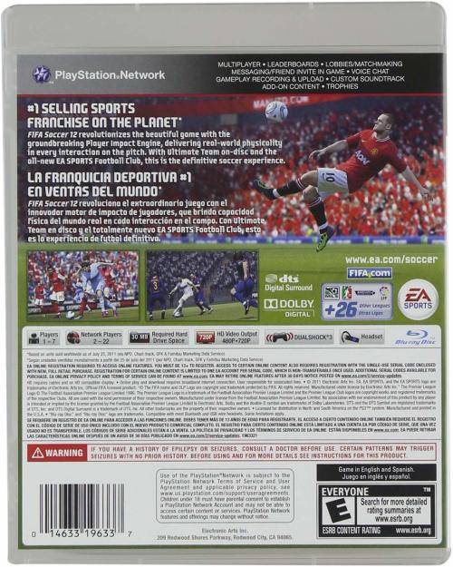 PS3 - FIFA 12 EA Sports