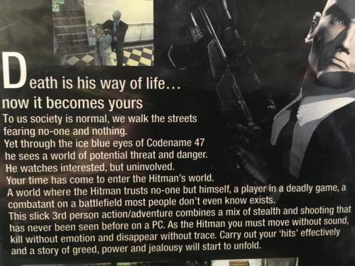 PC - Hitman Codename 47 (New Sealed)