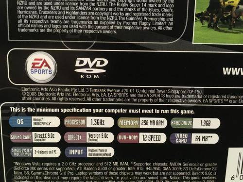 PC - Rugby 08 - Classics