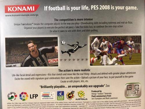 PS3 - PES 2008 Pro Evolution Soccer