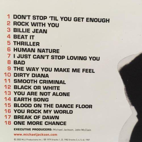 CD - Michael Jackson - Number Ones