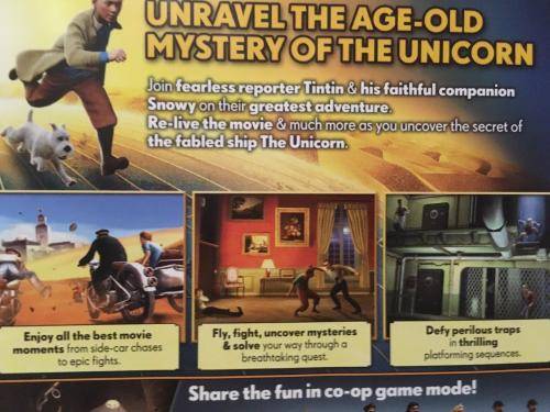 Xbox 360 - The Adventures of TinTin - The Secret Of The Unicorn