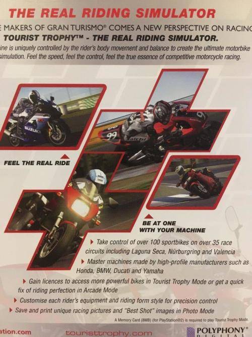 PS2 - Tourist Trophy - The Real Riding Simulator