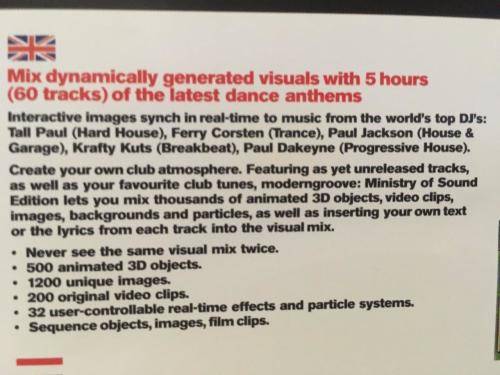 PS2 - Moderngroove Ministry of Sound Edition