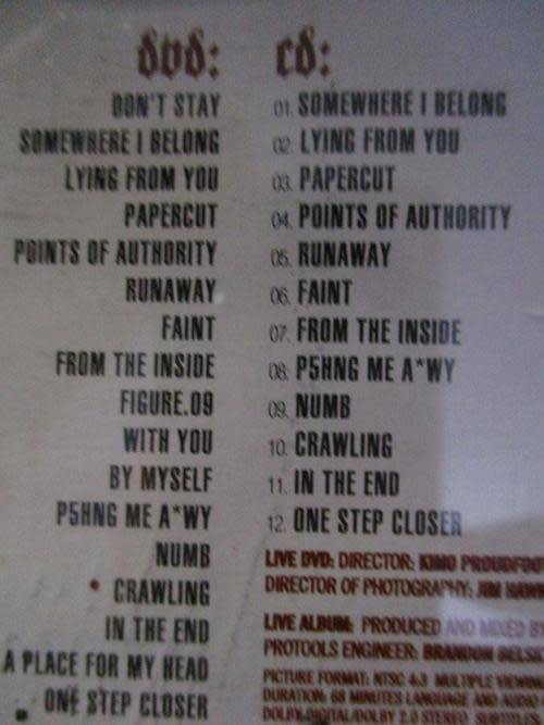 CD - Linkin Park - Live in Texas - DVD & CD