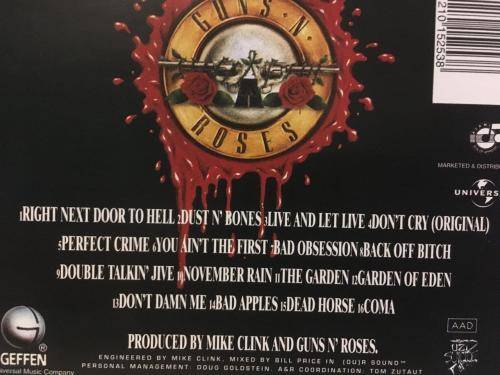 CD - Guns n' Roses - Use Your Illusions I