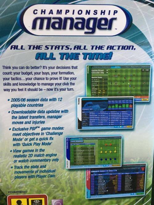 PSP - Championship Manager