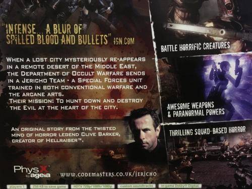 Xbox 360 - Clive Barker`s Jericho