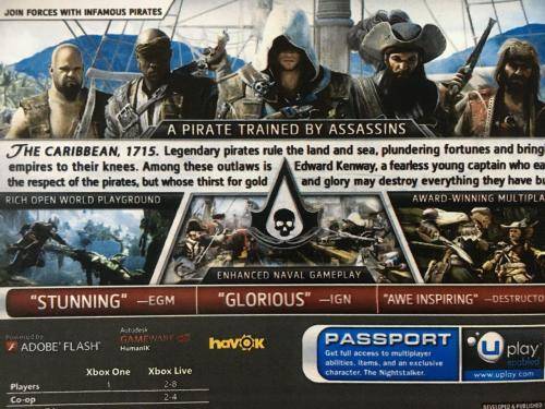 Xbox ONE - Assassins Creed IV Black Flag